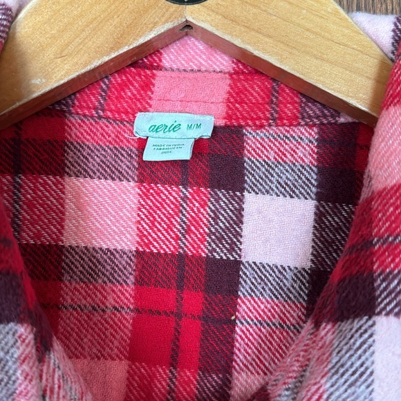 Aerie Plaid Button Down - Picture 2 of 4